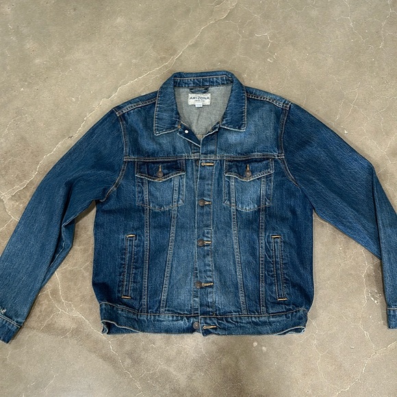 Men’s blue denim jacket - Picture 1 of 7